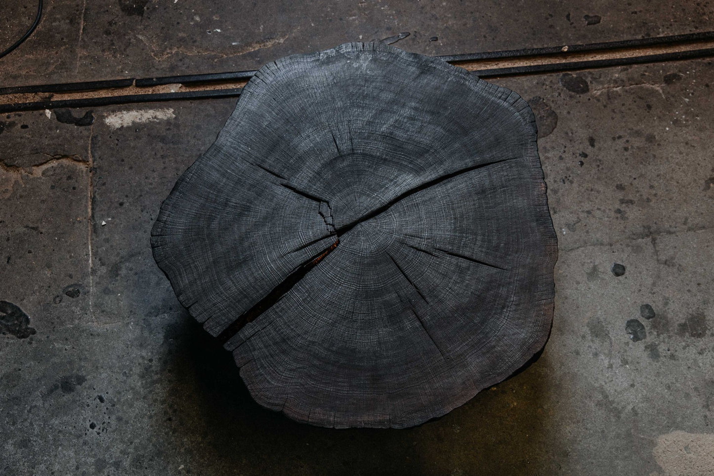 Charred Woodtable
