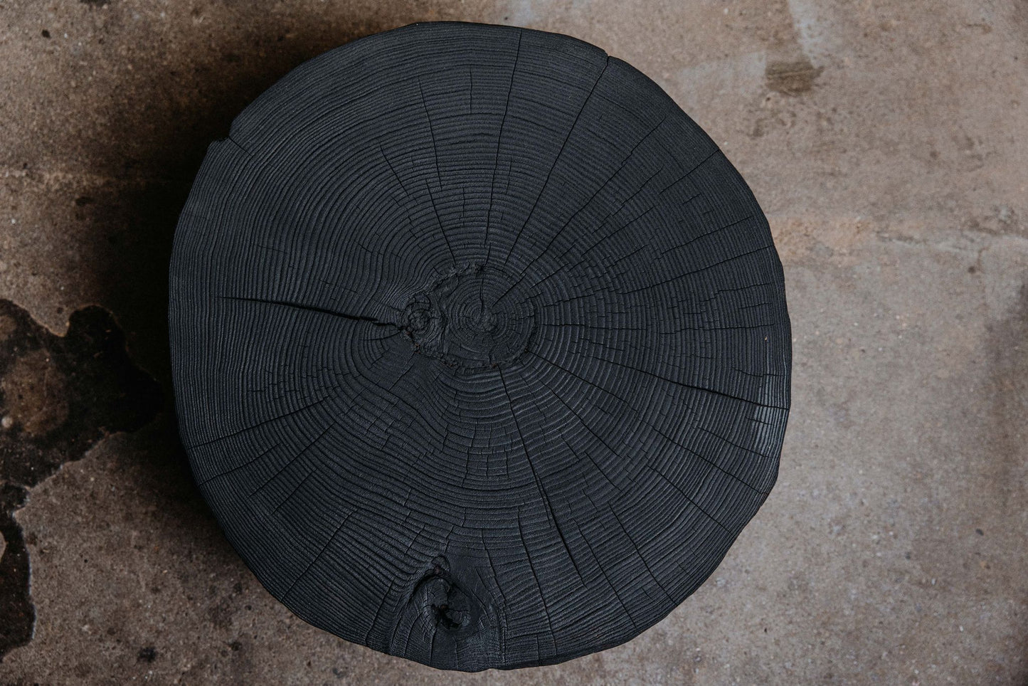 Charred Woodtable
