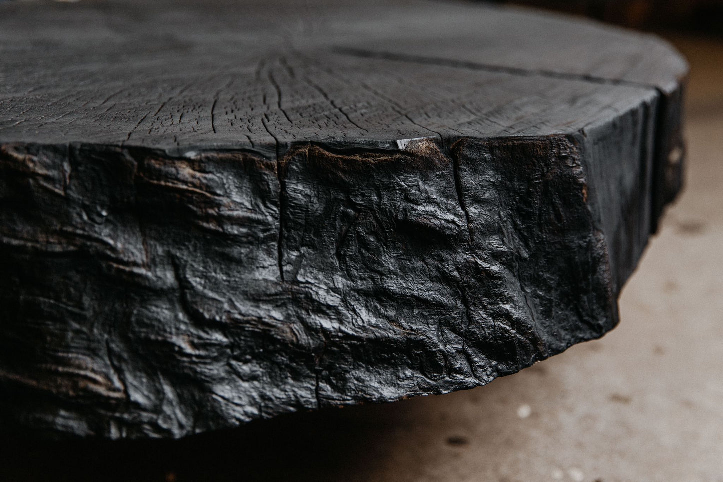 Charred Woodtable
