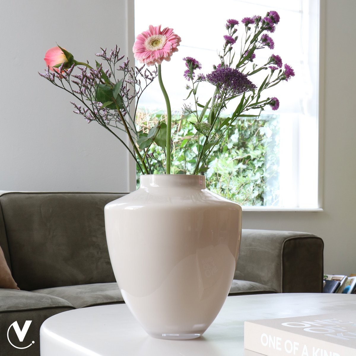 Tugela Pastell-Elfenbein Vase