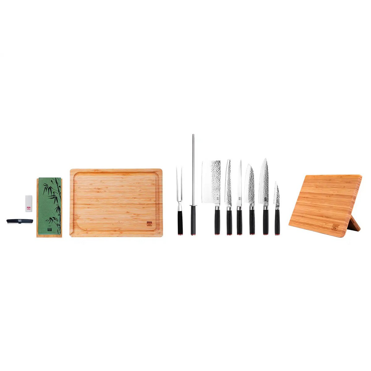 Komplettset Deluxe Edition: 6 Messer + 5 Zubehörteile