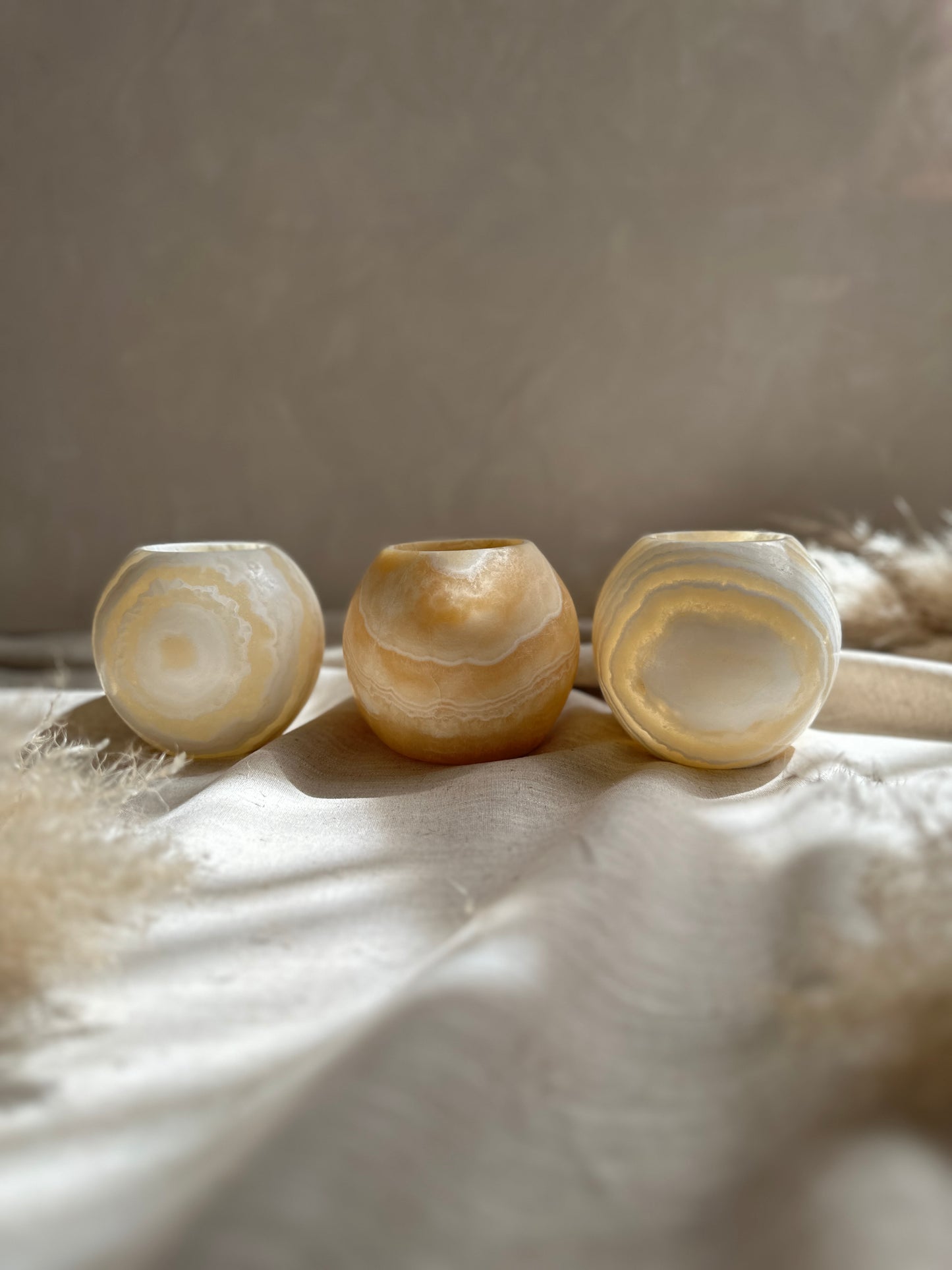Alabaster Kerzenhalter Zebra