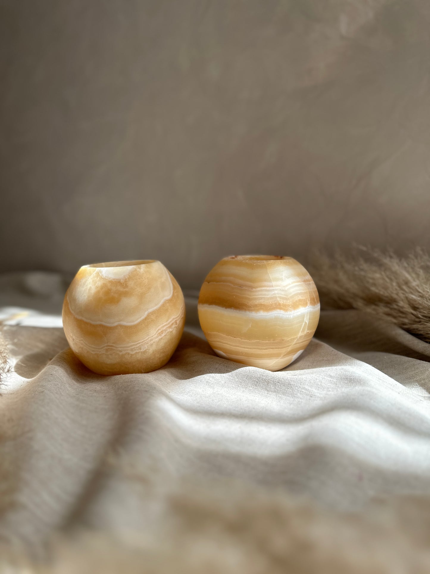 Alabaster Kerzenhalter Zebra
