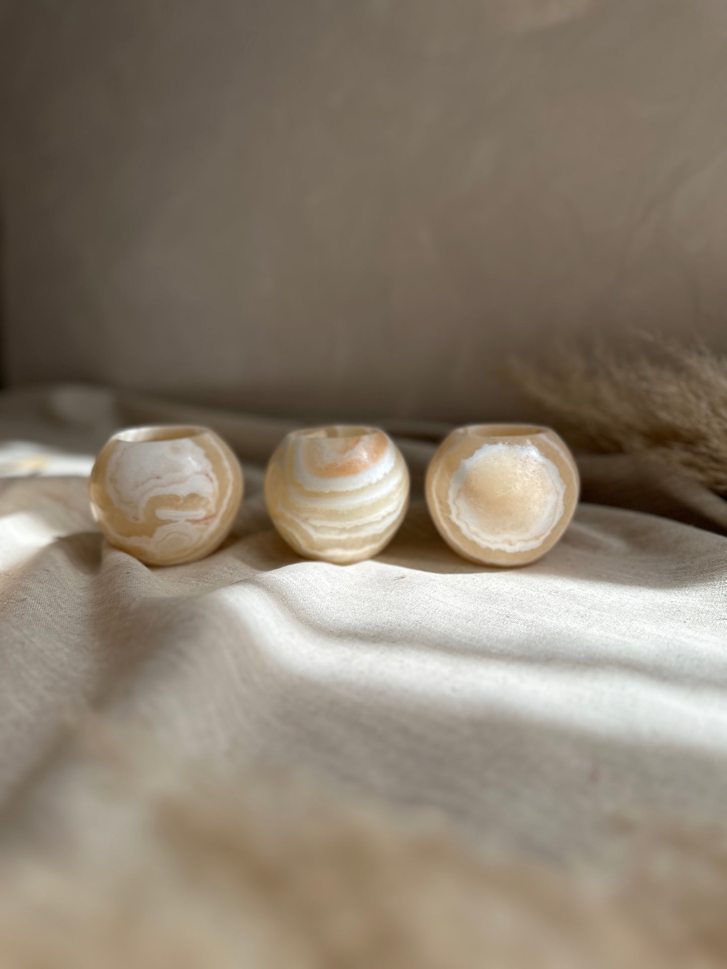 Alabaster Kerzenhalter Zebra