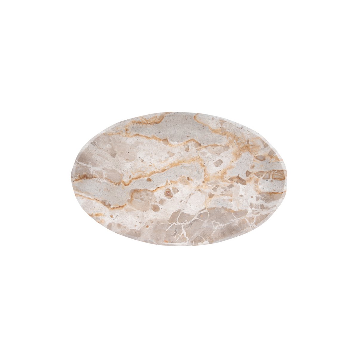 Marmor Tablett oval L
