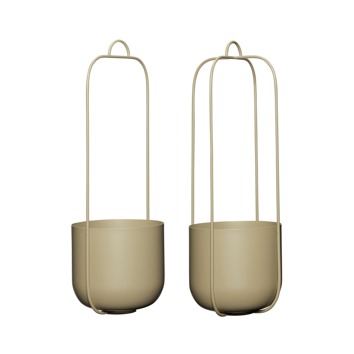 Lotus Hängetöpfe Khaki (2er Set)