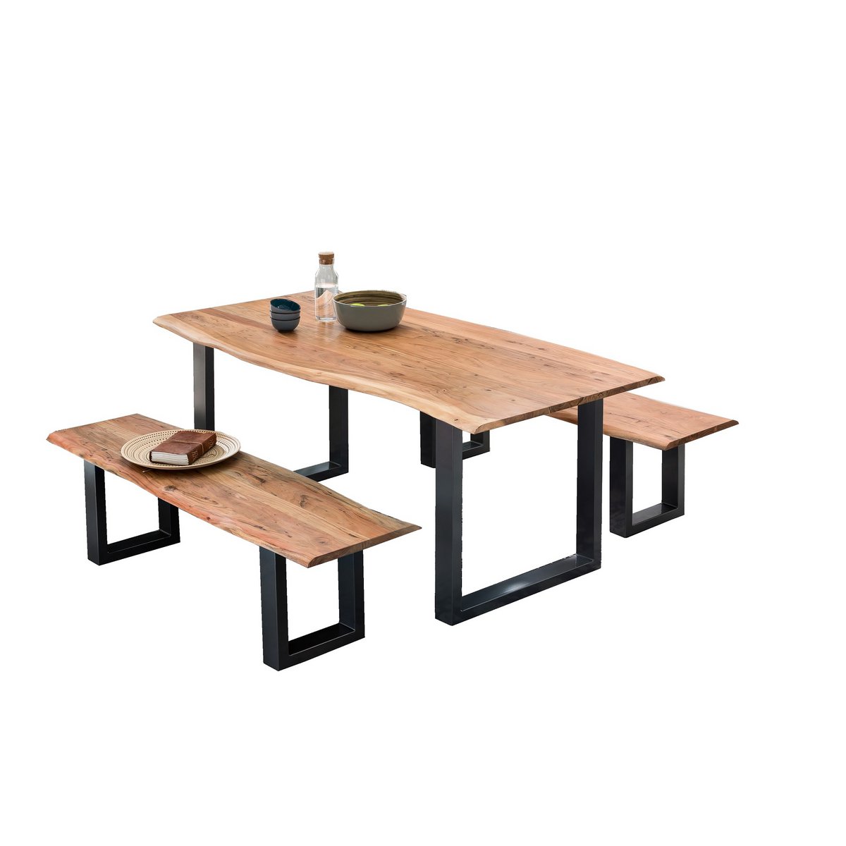 Akazienholz Tisch 120 x 80 cm