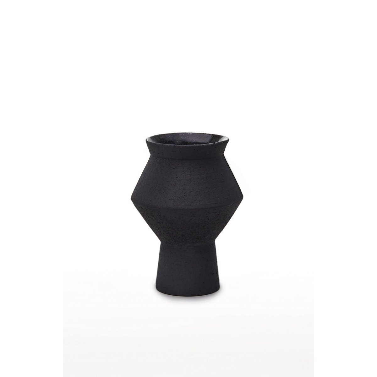 CUZCO Keramikvase | Schwarz I