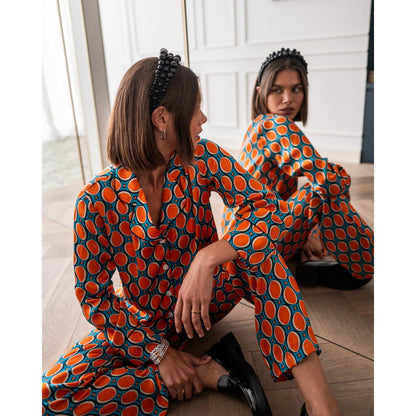 Bluse Straight Cut Dots