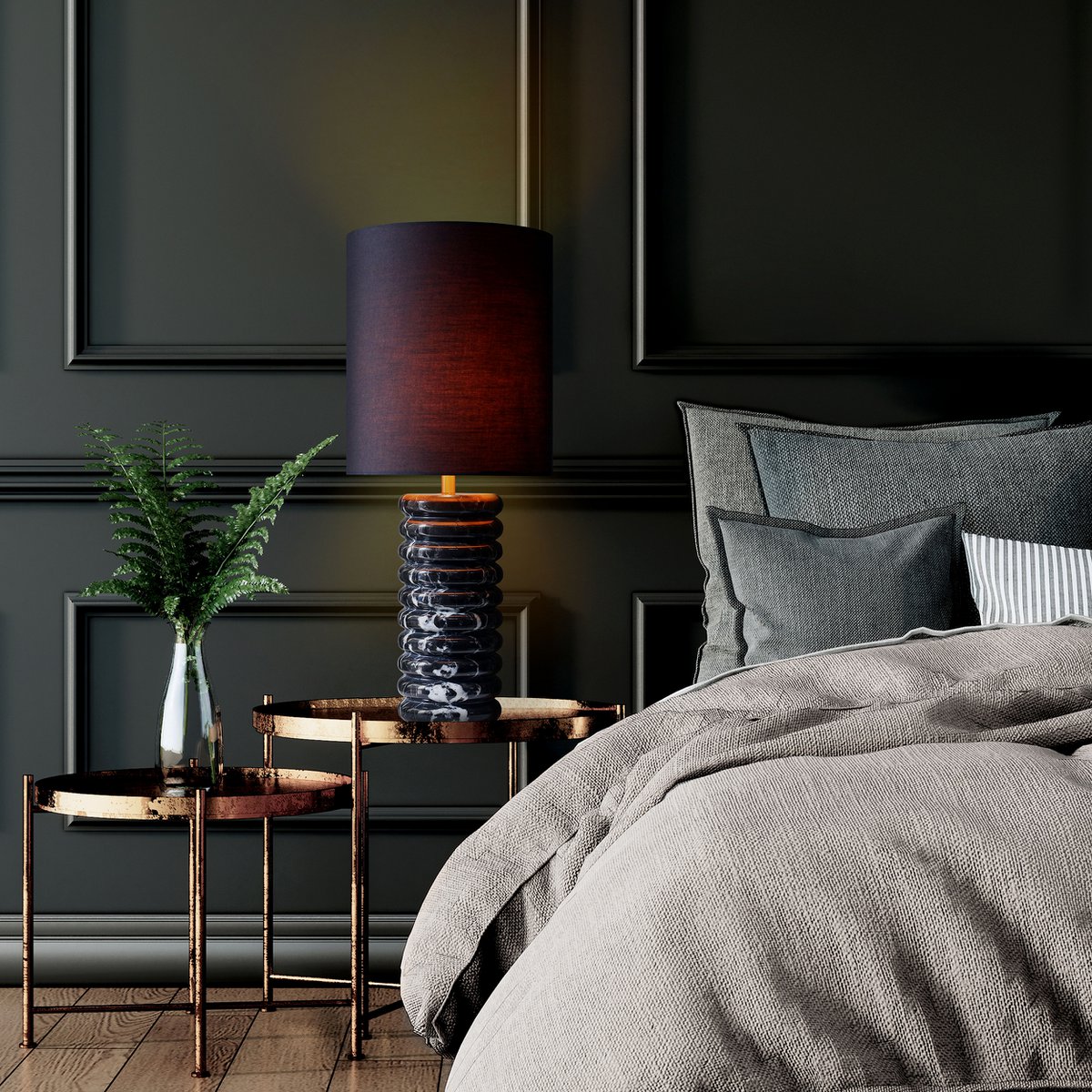Marble Noir Tischlampe
